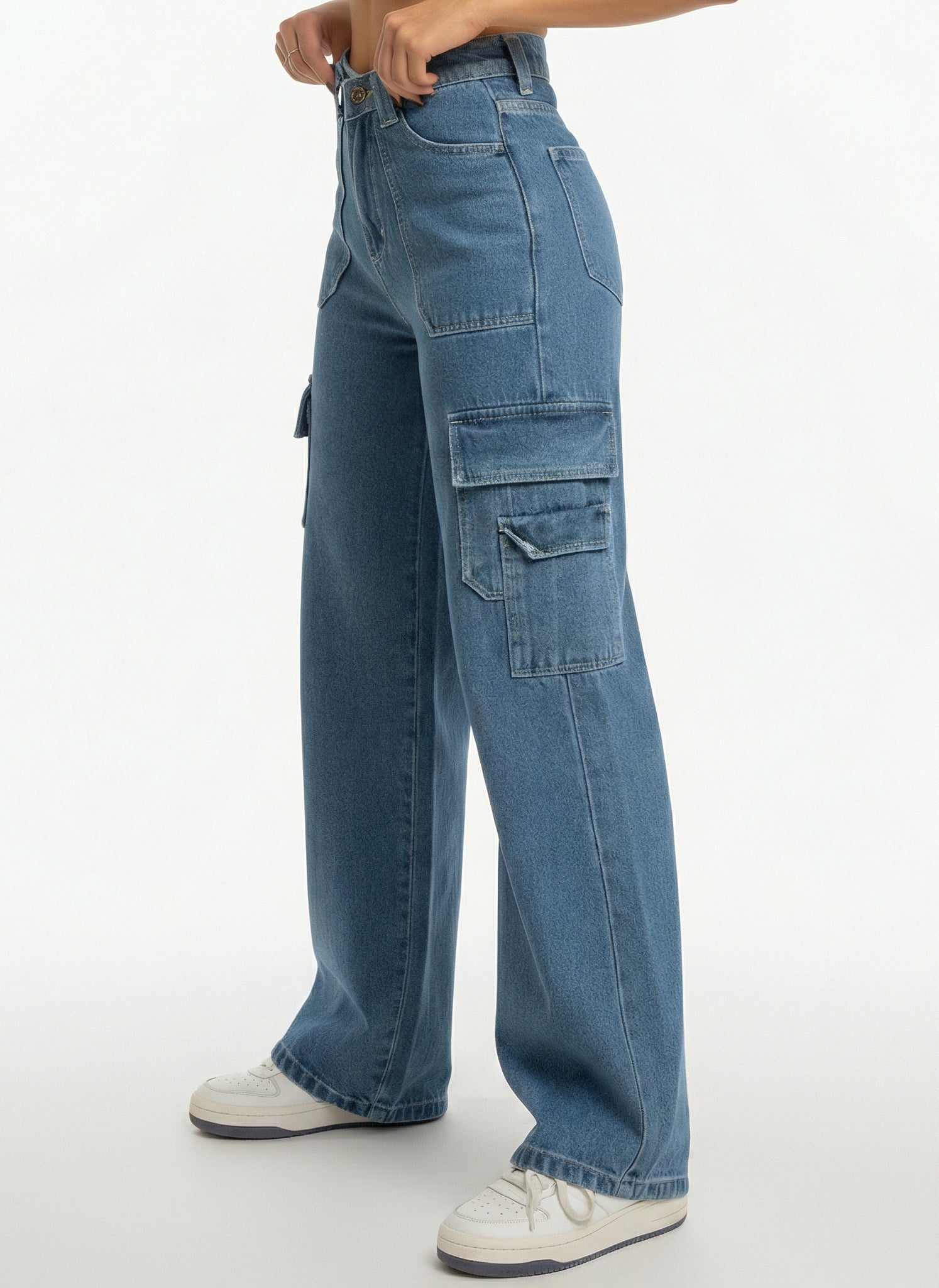 Oh So Vintage Wide Leg Jeans Pants For Women