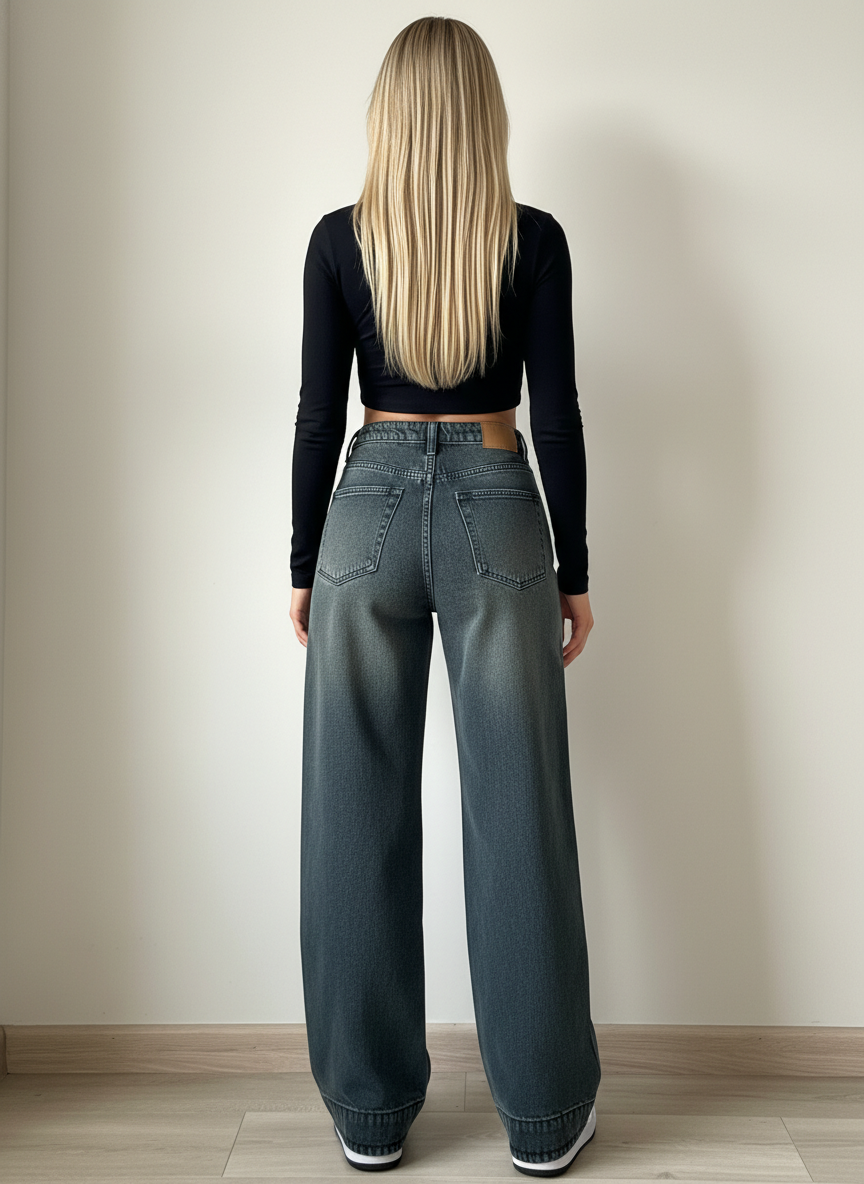 Ultra High Rise Flare Bootcut Jeans For Women